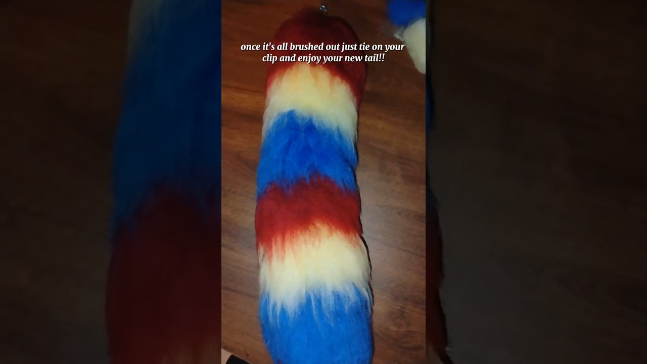Yarn tail tutorial! - 100 sub special! #furry #therian #costumemaking