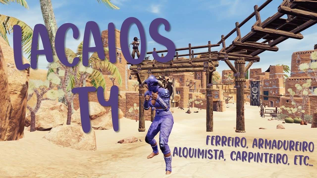 Respawn de Lacaios T4 | Ferreiro de Dano, Armadureiro, Alquimista, Carpinteiro... Conan Exiles ♥