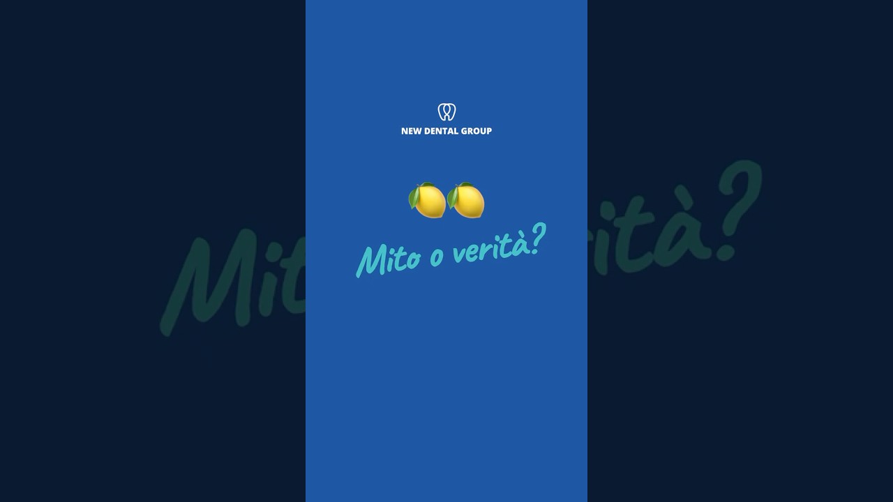 Mito o verit&agrave;? 🍋😬 #dentista #mito #verit&agrave; #denti #igieneorale #viralvideo
