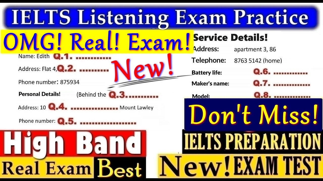 IELTS LISTENING PRACTICE TEST 2026 WITH ANSWERS | 01.06.2026