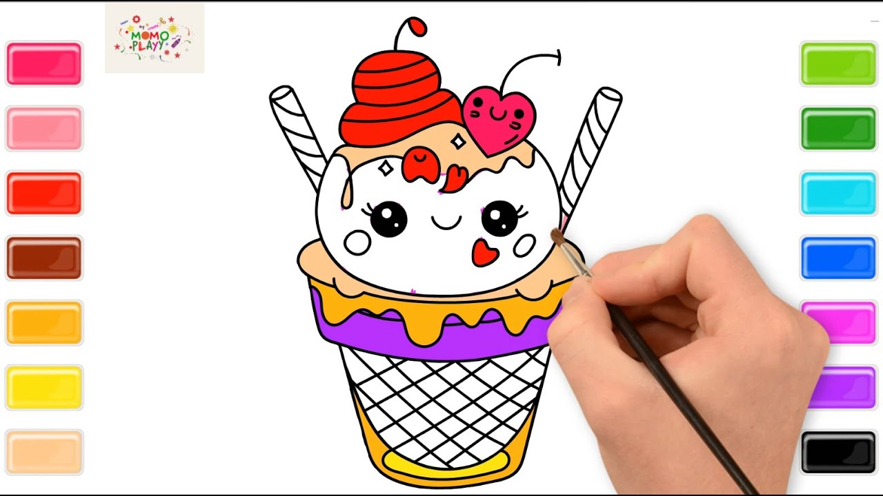 Lets draw an ice cream