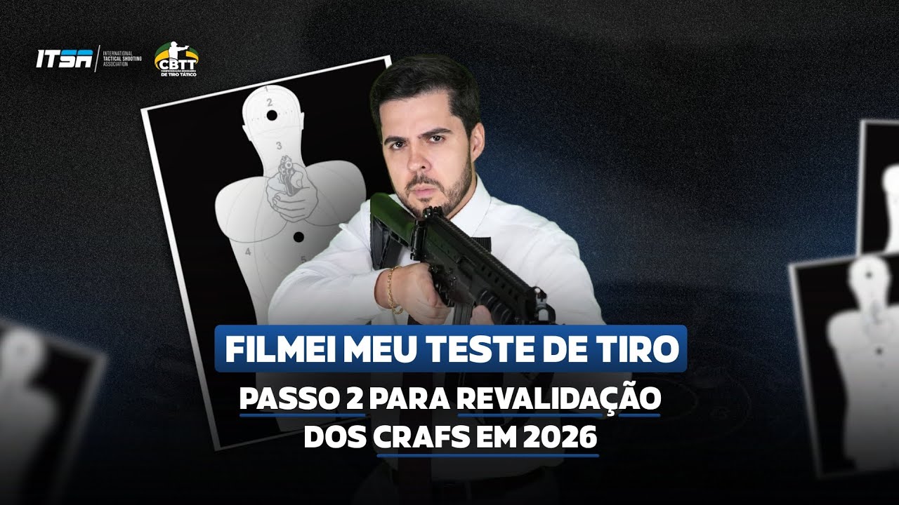 Filmei meu teste de tiro