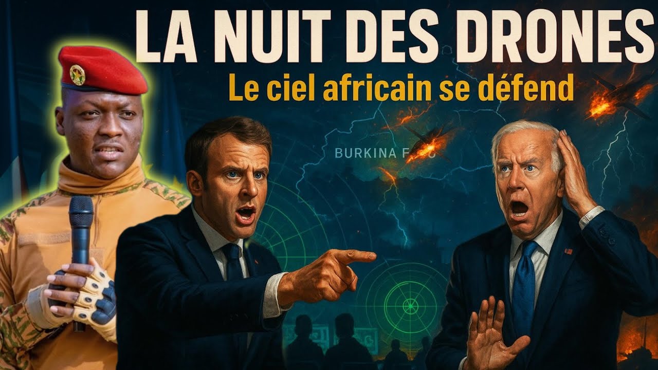 Ibrahim Traoré : La Nuit Où l’Afrique A Abattu 3 Drones en 6 Minutes
