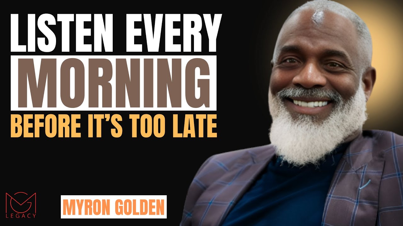 The Morning Discipline That Will Rewire Your Mind in 2026 || MYRON GOLDEN || BEST ADVICE 2026