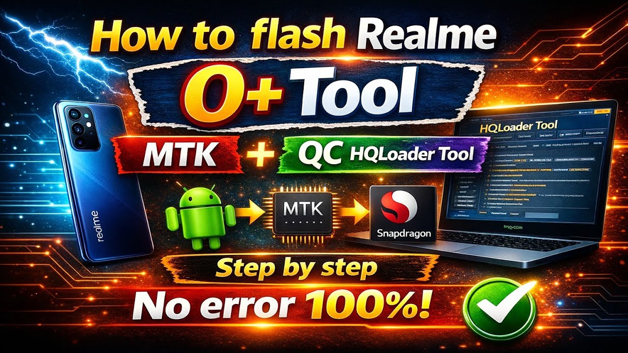 Hq Loader Tool Use Kaise Karen | Oppo O+ Flash Tool | Realme Flash Tool | How to use O+ flash tool