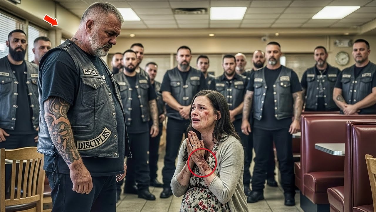 Eine schwangere Frau betrat die Biker-Kneipe – dann geschah das Unglaubliche