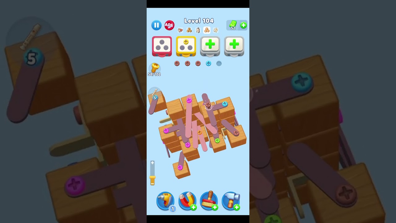 Level 104 Happy screw games 