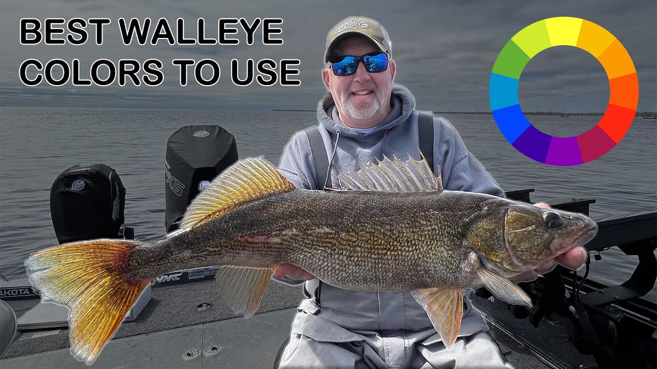 BEST WALLEYE COLORS TO USE!