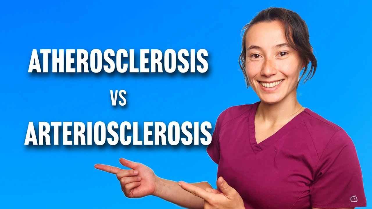 Atherosclerosis and Arteriosclerosis are NOT THE SAME THING!!