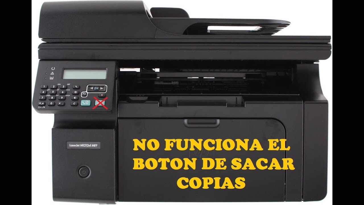 Solucion no funciona el boton de copia reparacion de boton en panel Hp M1212nf MFP sin cambiar panel