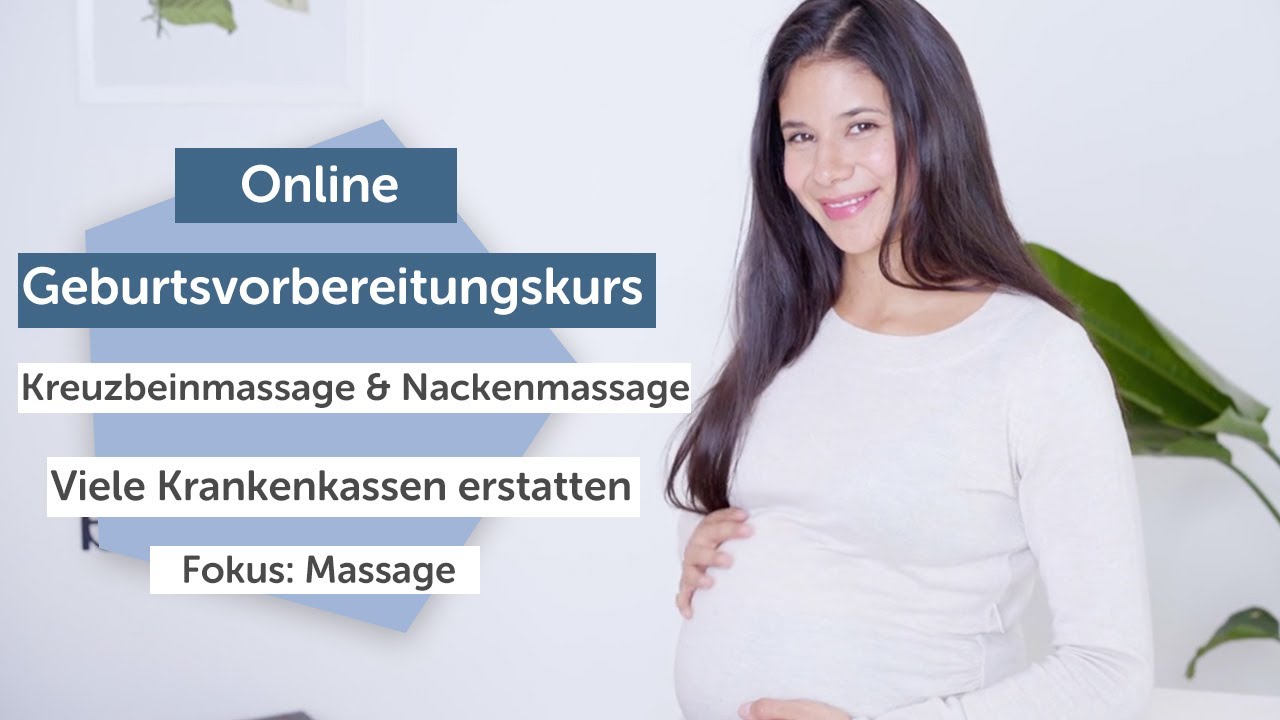Kreuzbeinmassage und Nackenmassage für die Schwangerschaft Keleya's Online Geburtsvorbereitungskurs