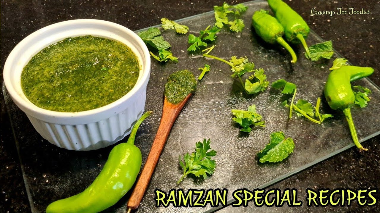 Green Chutney Recipe || Ramzan Special Chutney Recipe For Pakora, Samosa, Roll || Iftar Recipes