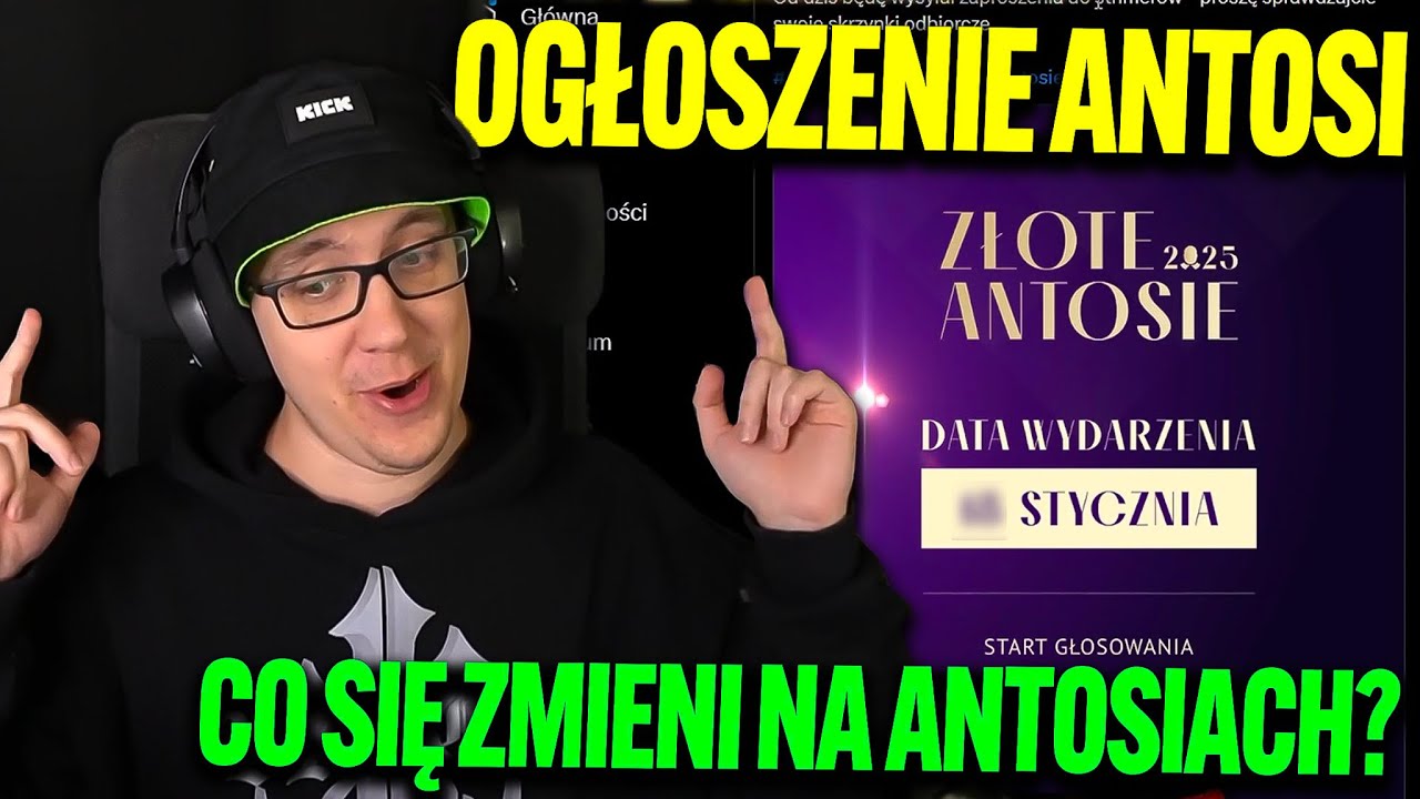 SUCHAR OGŁOSZENIE ZŁOTYCH ANTOSI, PIERWSZE ZAPROSZENIA, BAN PAGO, DRUNK STREAM MAMMONA