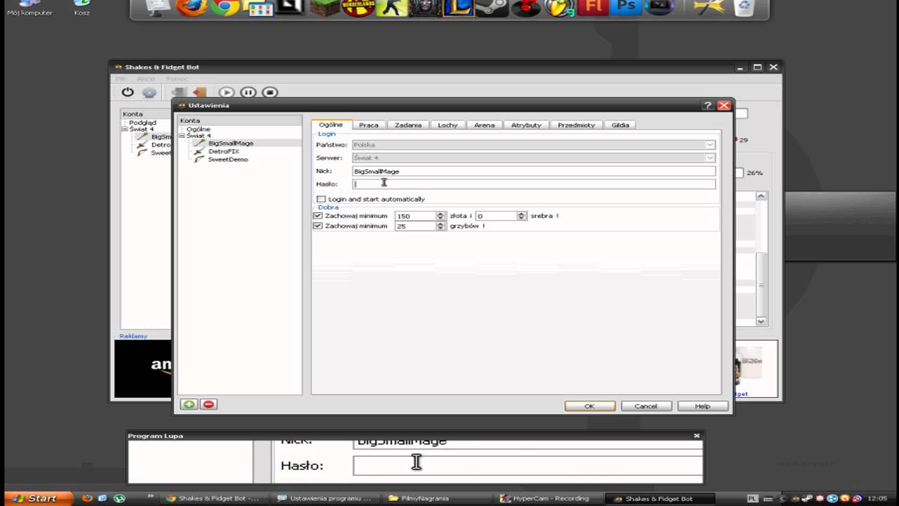 Shakes & Fidget  BOT [DL]