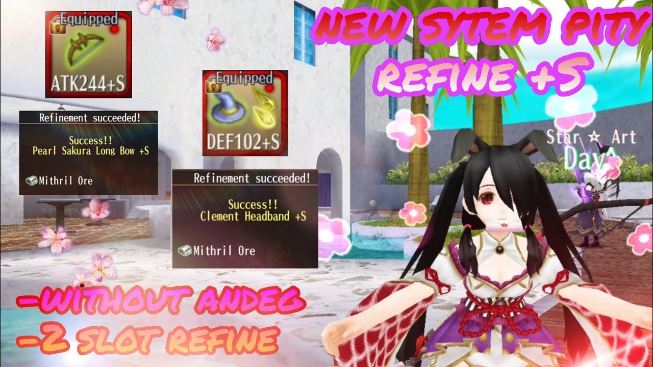 toram online - new sytem pity review refine +S without andeg & just use lvl 1 char - yusagi