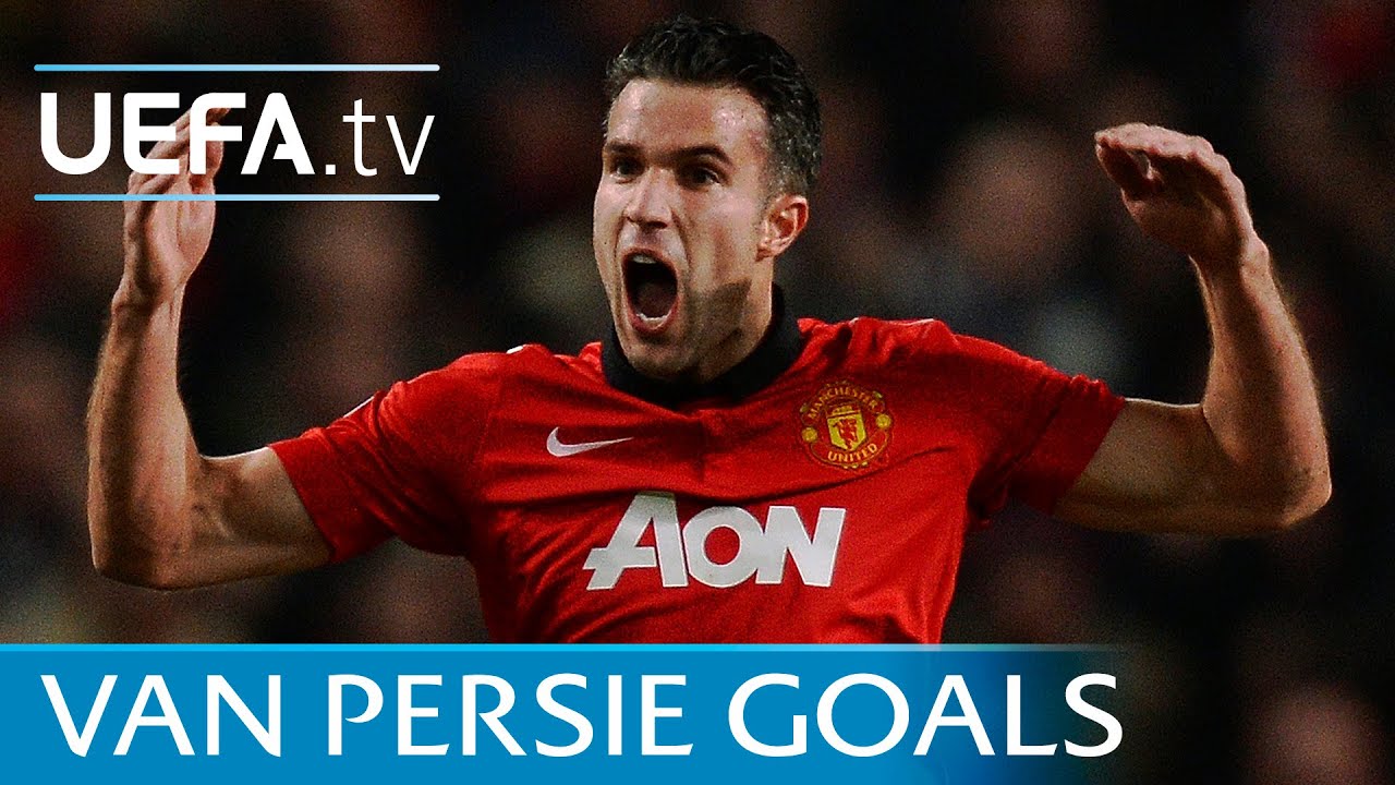 All of Robin van Persie’s European goals for Manchester United