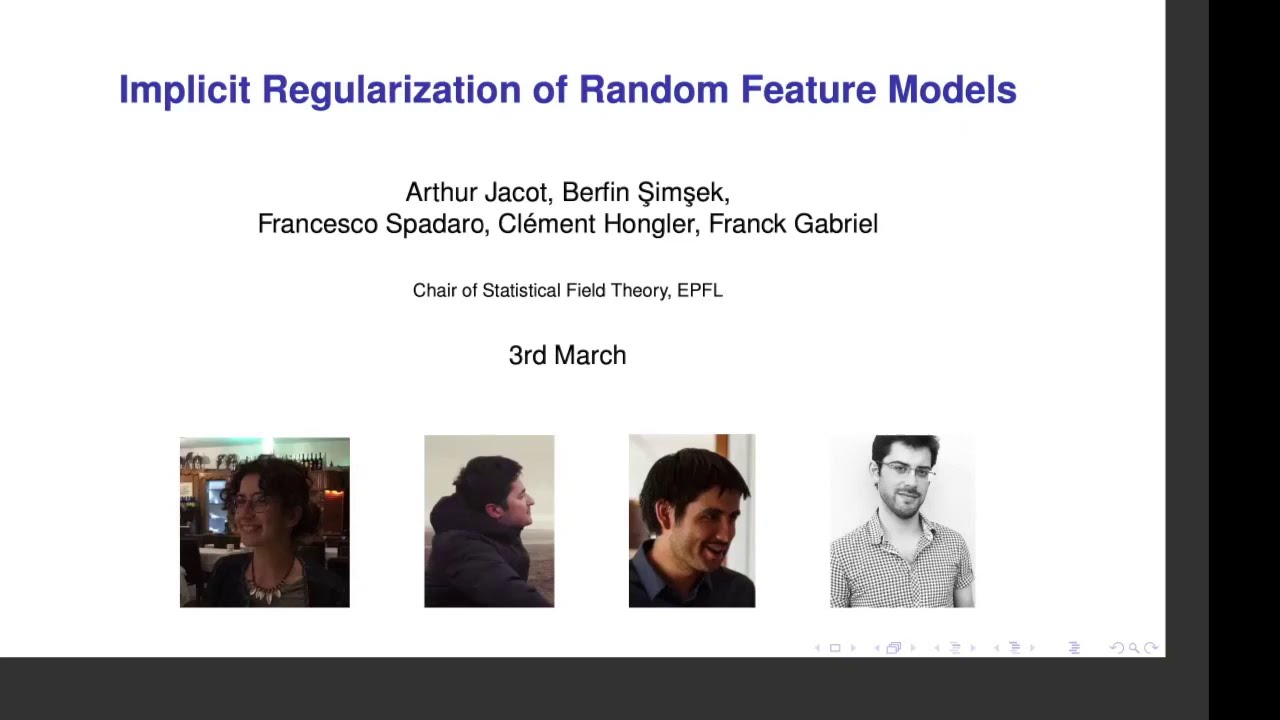 Implicit Regularization of Random Feature Models - ICML 2020