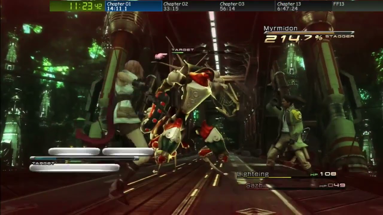 Final Fantasy XIII - Any% Speedrun - 6:07:57 [Streamed January 12, 2014]