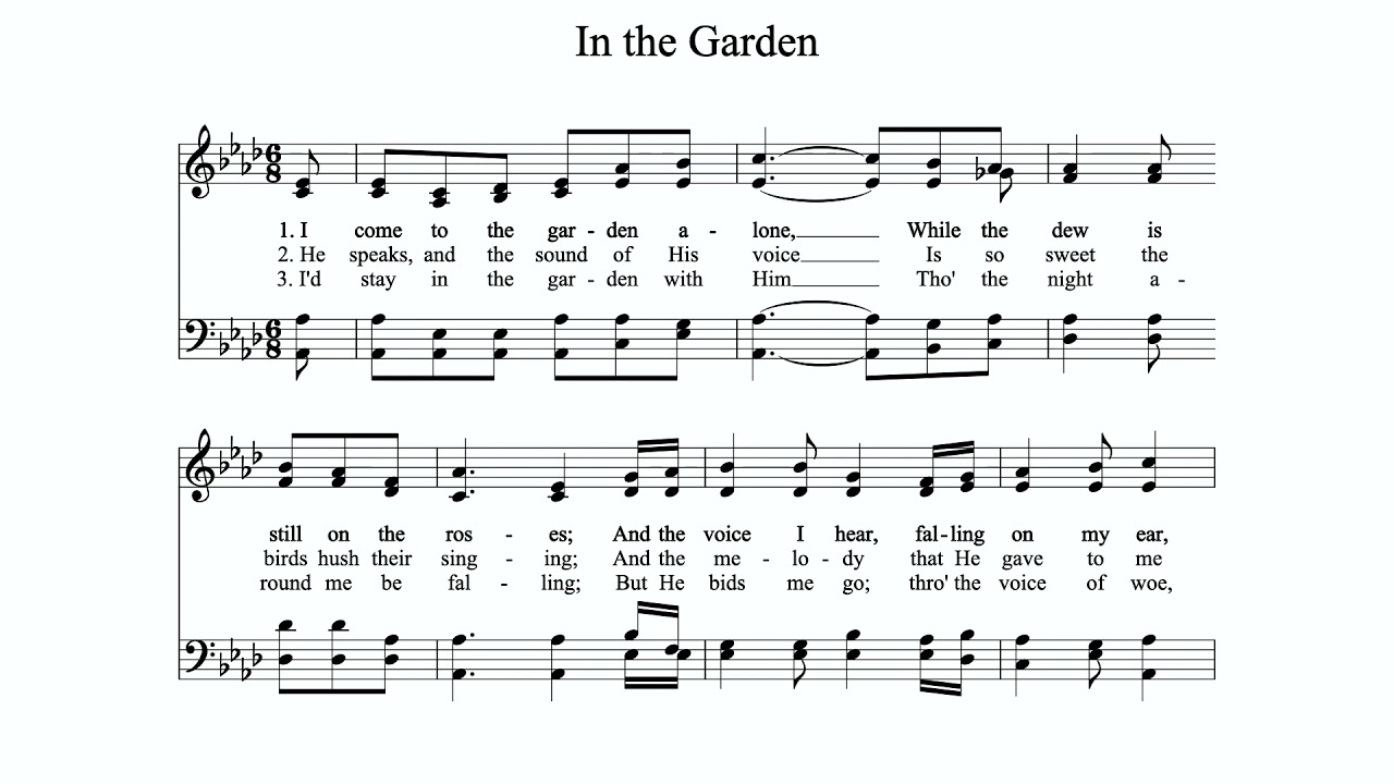 In The Garden (Organ + Music)