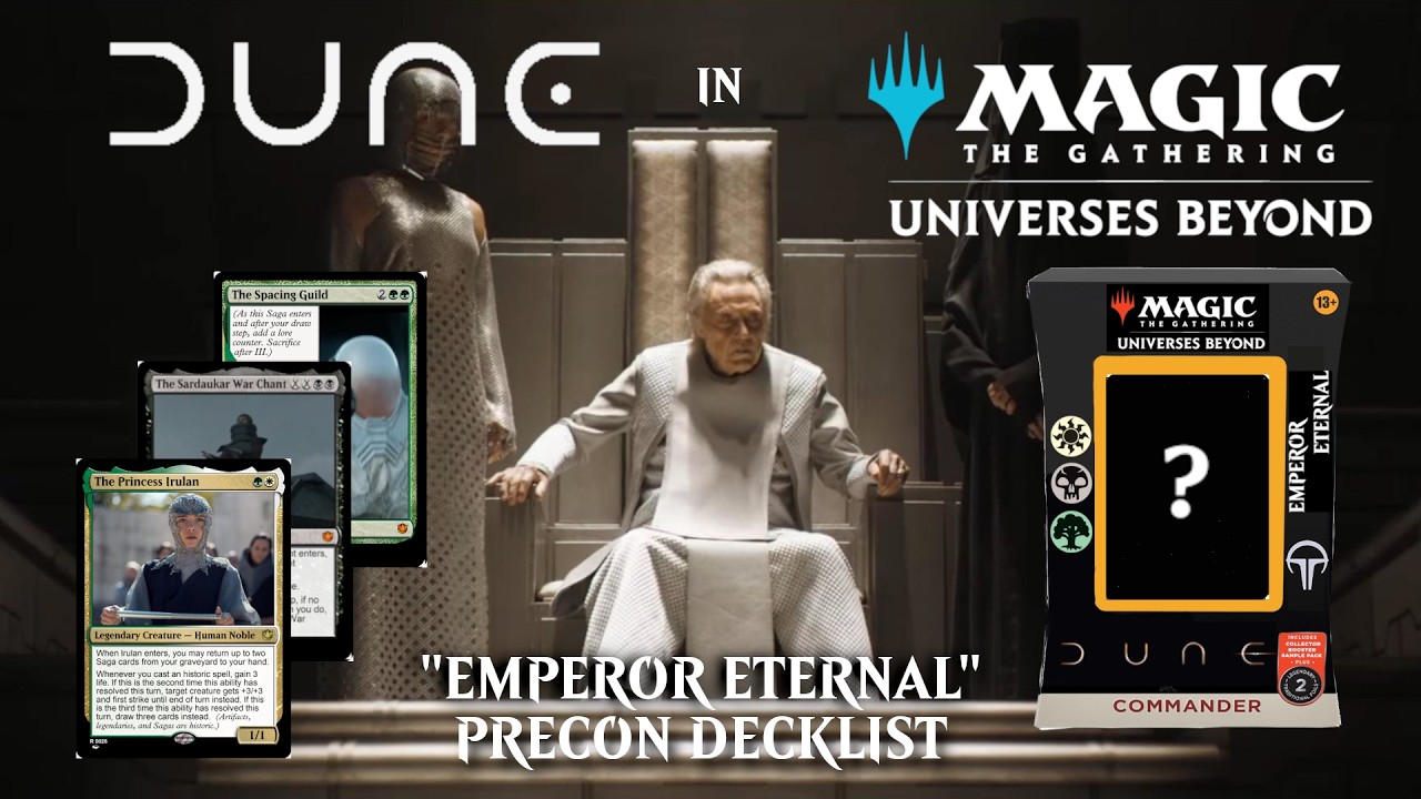 Universes Beyond... DUNE?? Emperor Eternal Deck List | Magic the Gathering Custom Commander Precon