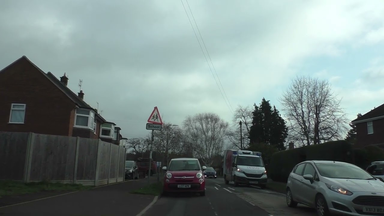 Driving Bromyard Road, Tudor Way, Oldbury Road, Comer Gardens, Fern Road, Monarch Road, Worcester UK