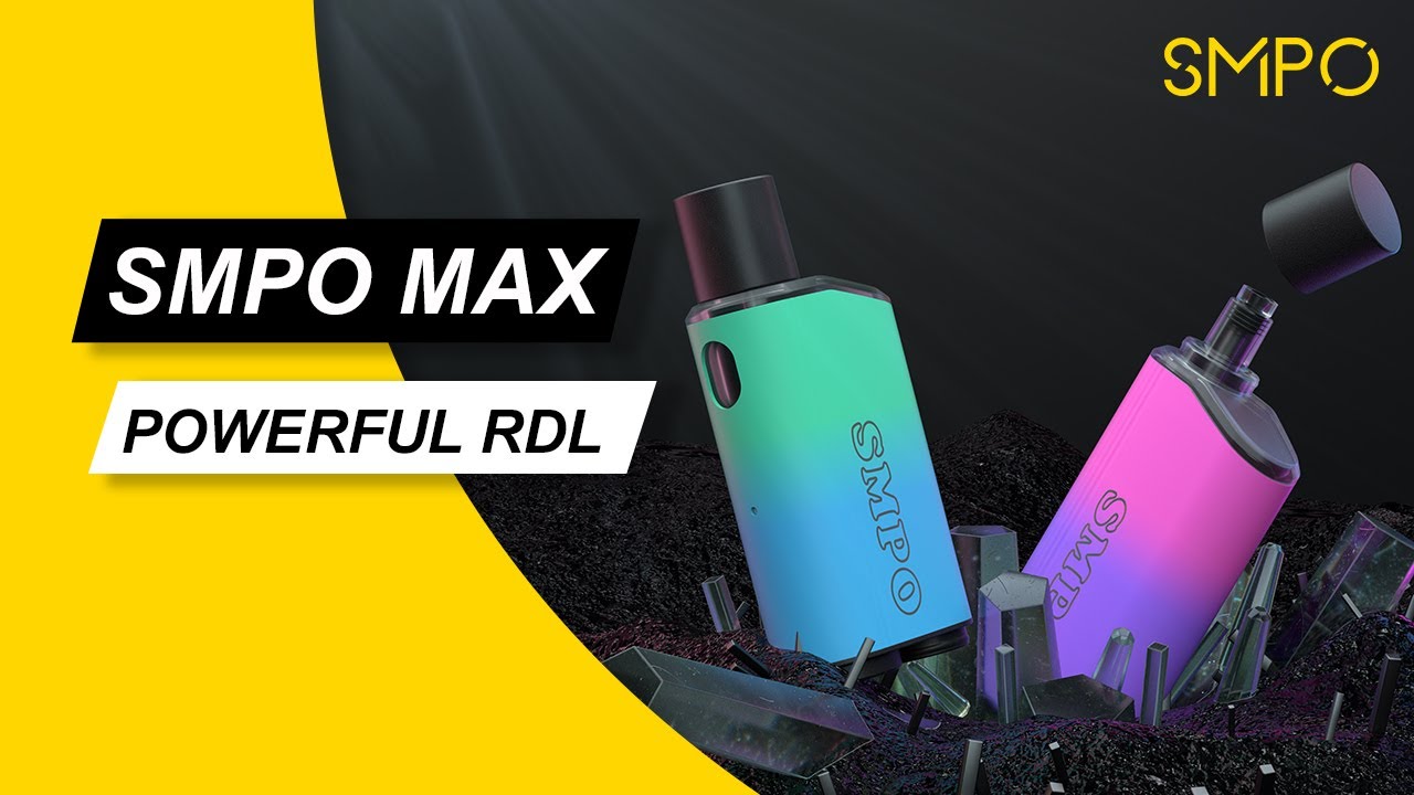 SMPO MAX RDL disposable vape introduction