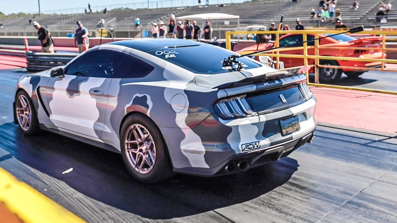 My 1,300 Horsepower GT350's First Time Racing at The Drag Strip!