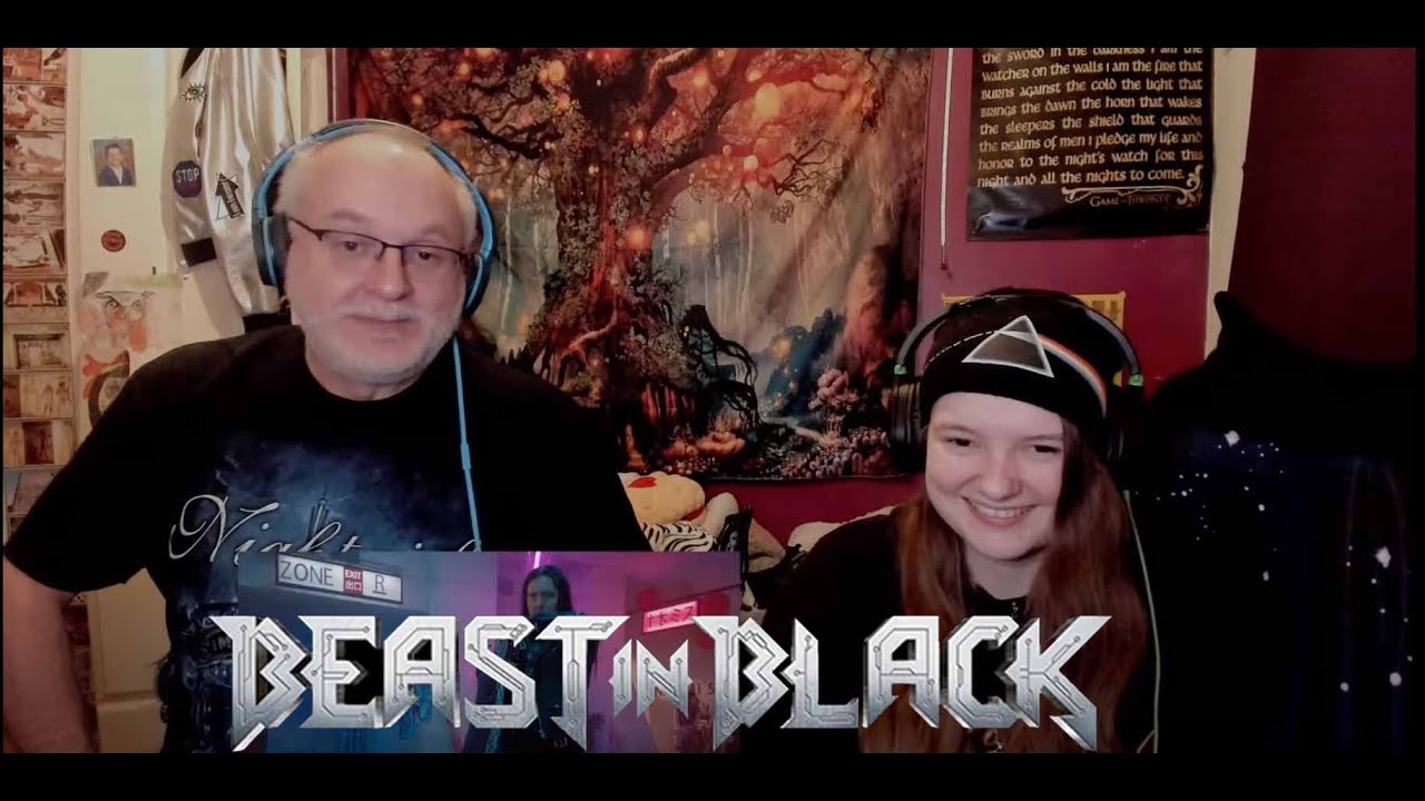 BEAST IN BLACK - Moonlight Rendezvous (Dad&DaughterFirstReaction)