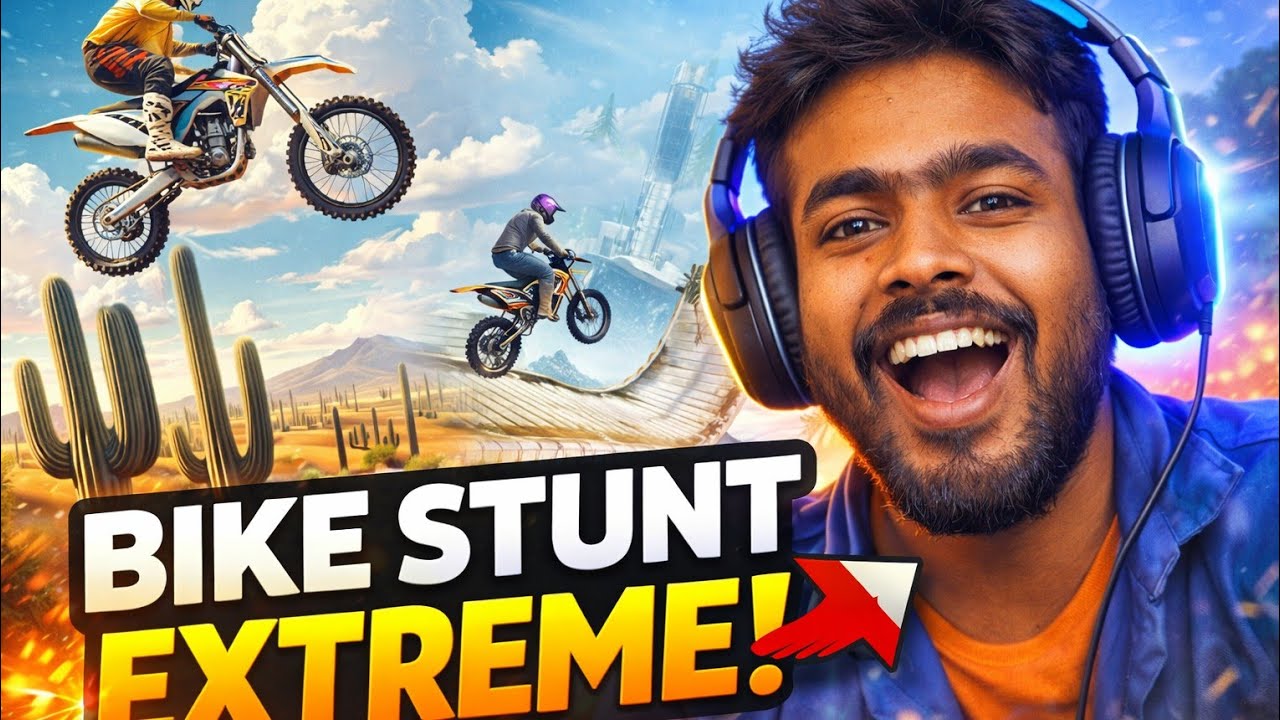 Bike Stunt Extreme Gameplay | Dangerous Stunts | Hindi