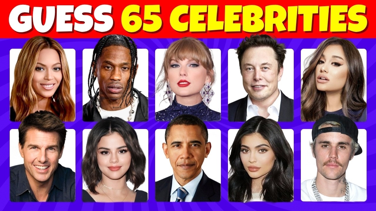 Guess the American Celebrities in 3 Seconds | Guess the Celebrity Quiz