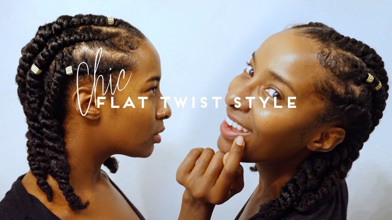 FLAT TWIST STYLE + How to Get Instantly FULLER EDGES!