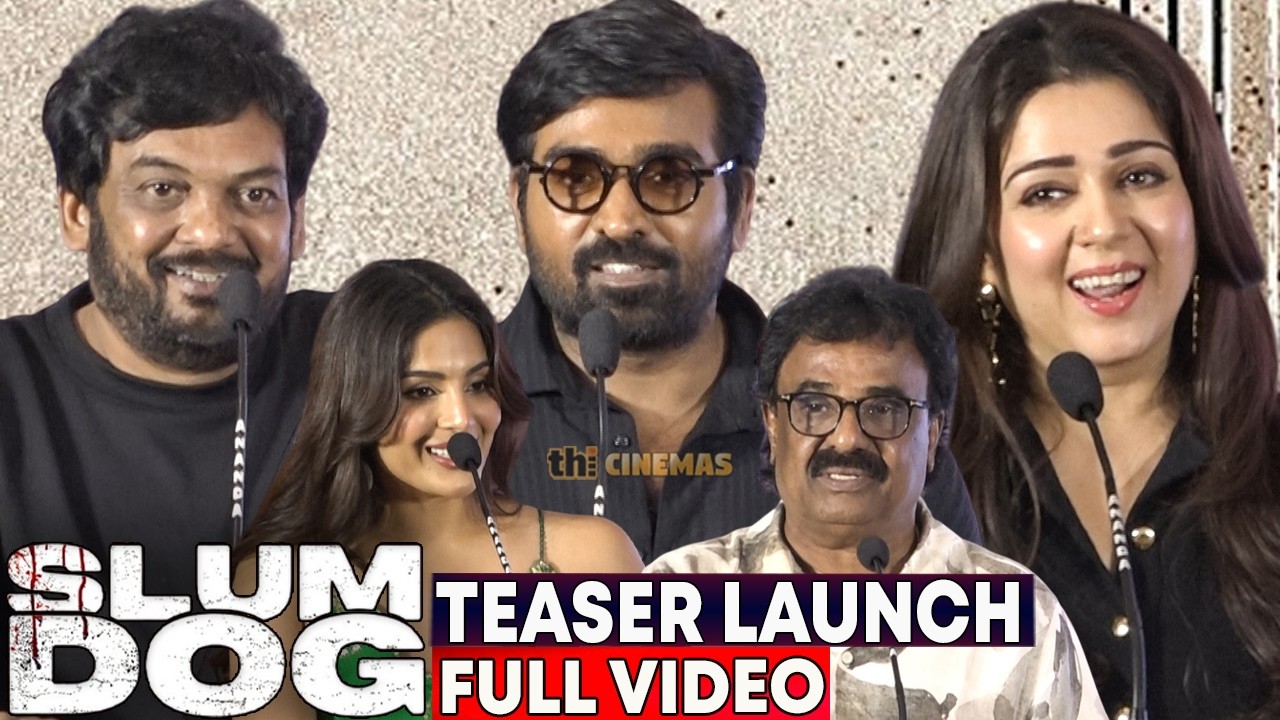 Full Video - Slumdog Teaser Launch | Vijay Sethupathi | Puri Jagannadh | Charmme Kaur | VTV Ganesh