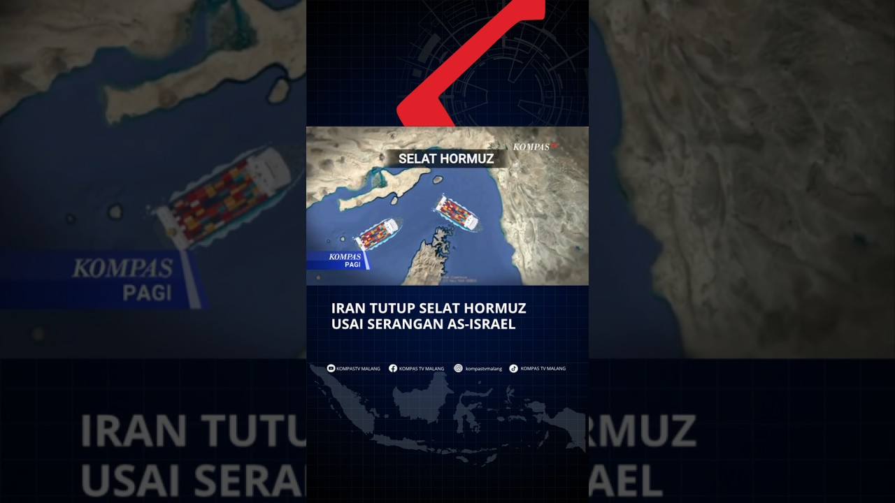 Diserang AS-Israel, Iran Tutup Selat Hormuz