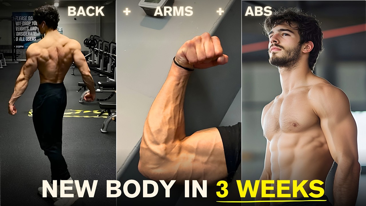 Build Muscle in 3 Weeks at Home – No Gym, Full Plan (Workout + Diet)