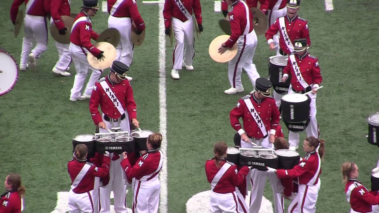 2013 Miami University Marching Band playing Tom Sawyer