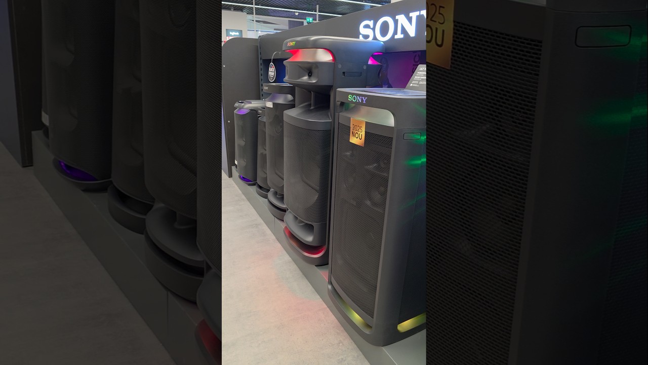 🔥Sony OLD vs NEW HOT Party Speaker Lineup StartUp Sound & Lightshow 💡