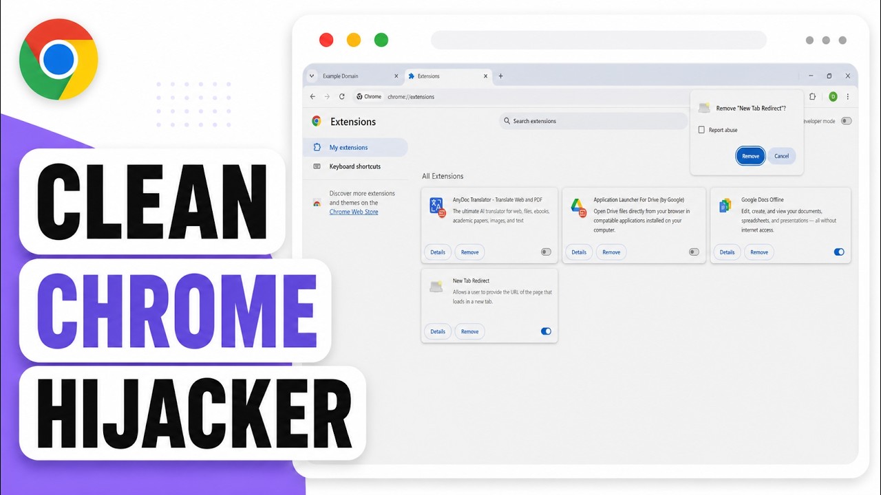 Как удалить вирус-редирект или угонщик браузера в Chrome
