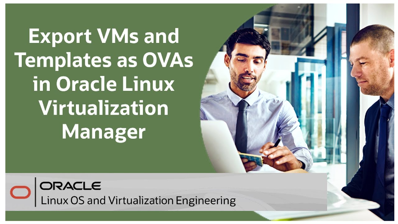 Экспорт виртуальных машин и шаблонов в формате OVA в Oracle Linux Virtualization Manager.