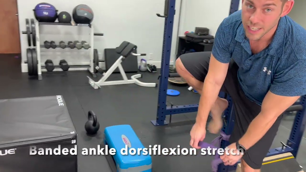 How to Increase Ankle Dorsiflexion/mobility - 4 exercises