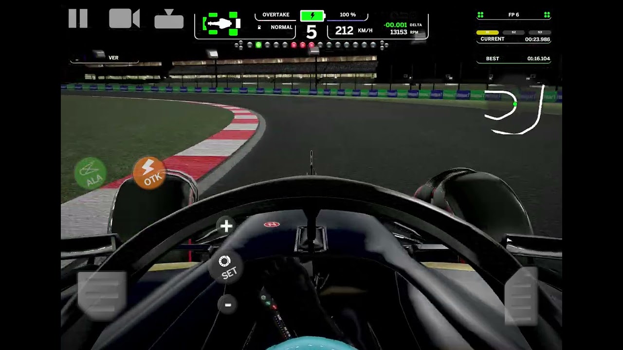 Lap around Dubai Autodrome on Ala Mobile