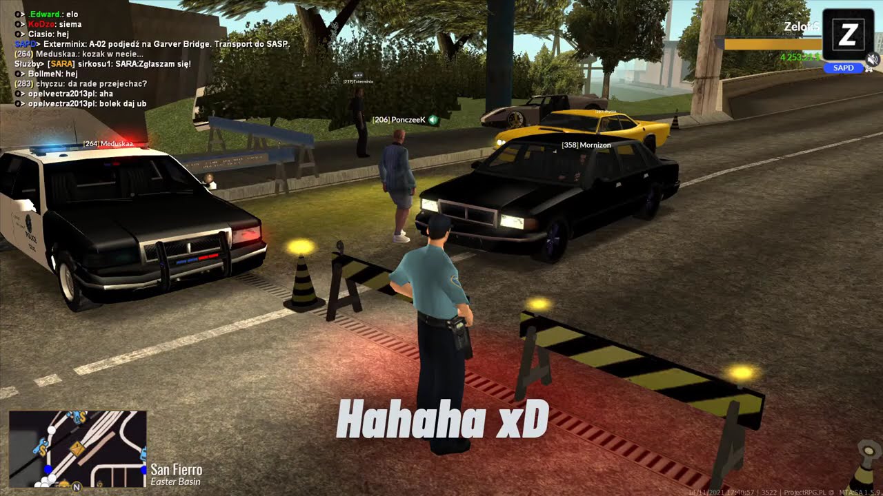 |Funny Moments z A-SAPD #9 ProjectRPG MTA:SA|