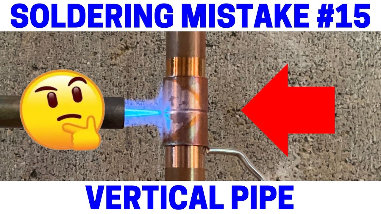 How To Solder Copper Pipe The Correct Way - Vertical Pipe