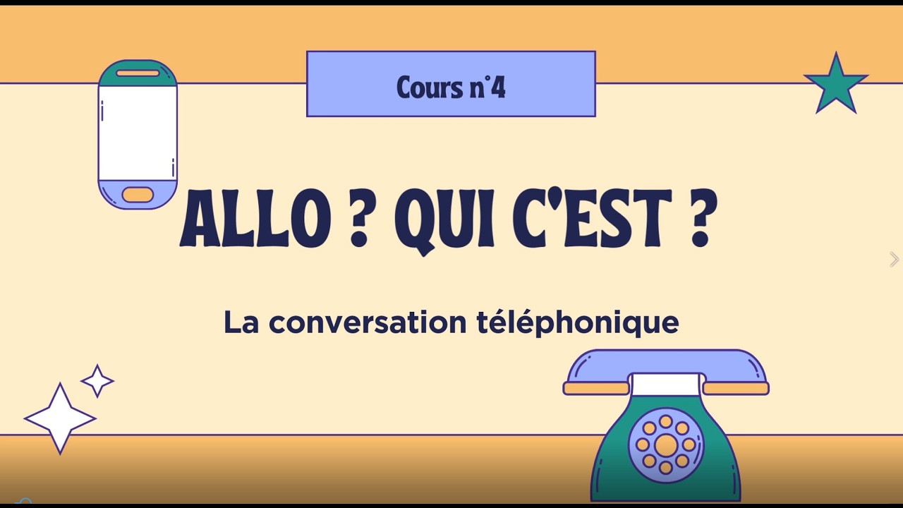 La conversation téléphonique en français