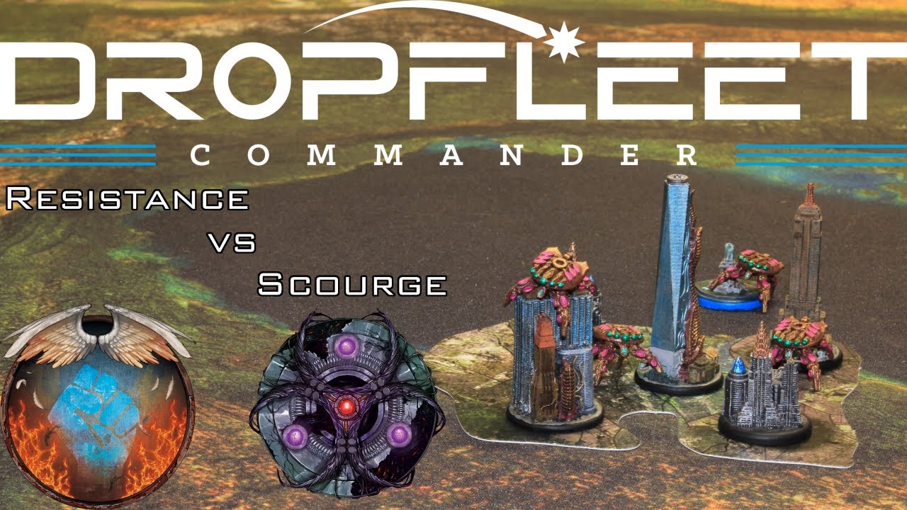 Dropfleet Commander Battle Report - Resistance vs Scourge