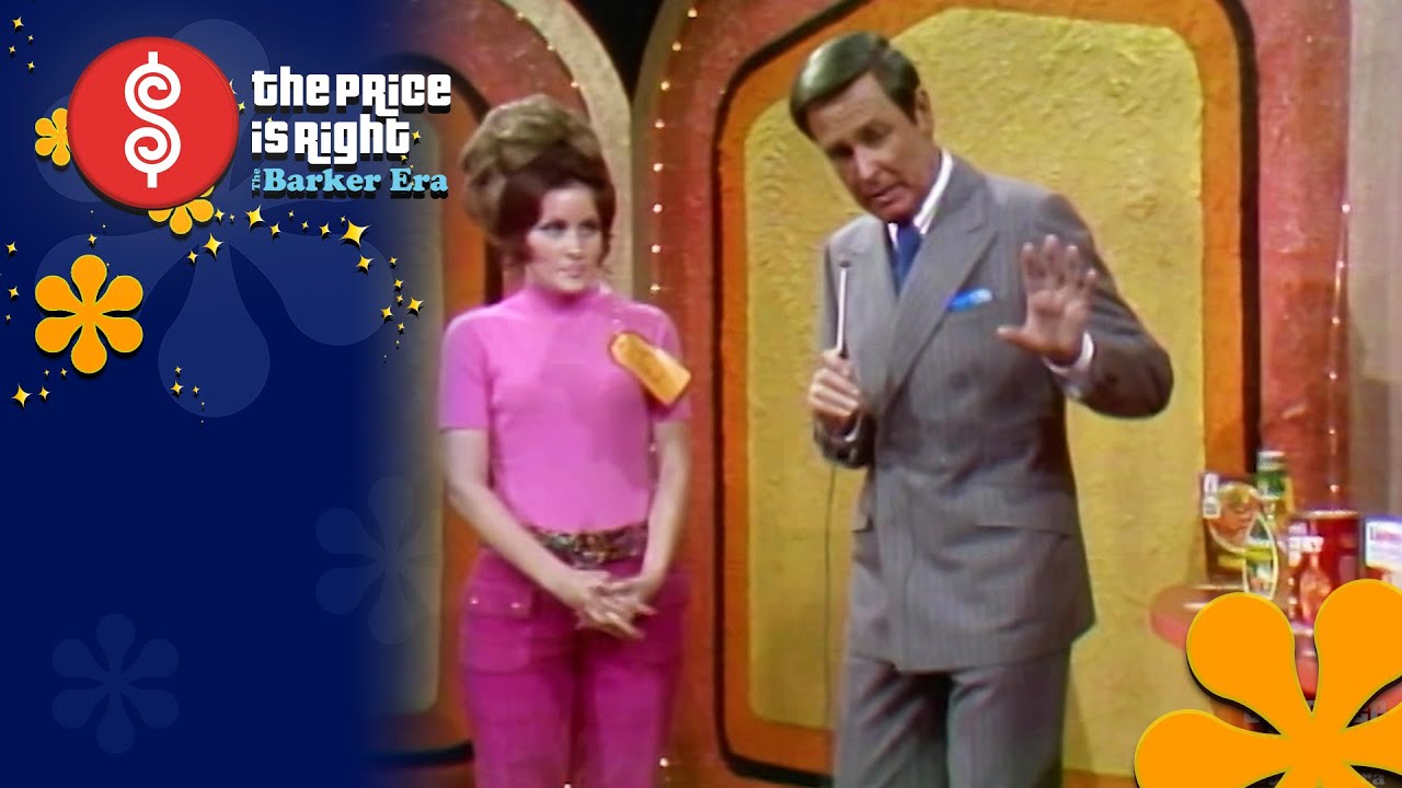 Scared Contestant Plays Grocery Game for Cool Outdoor Prizes - The Price Is Right 1972