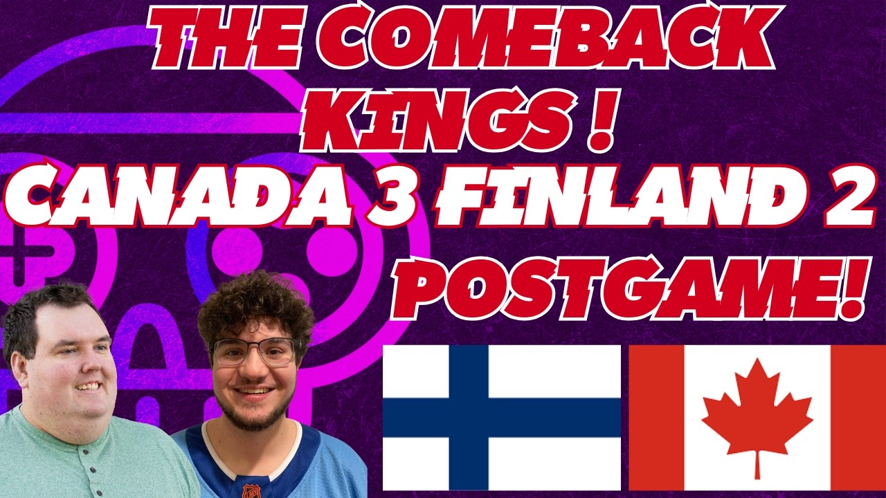 Canada's 2nd straight comeback sends them to the gold medal game! | Canada 3 Finland 2 | Game Over!