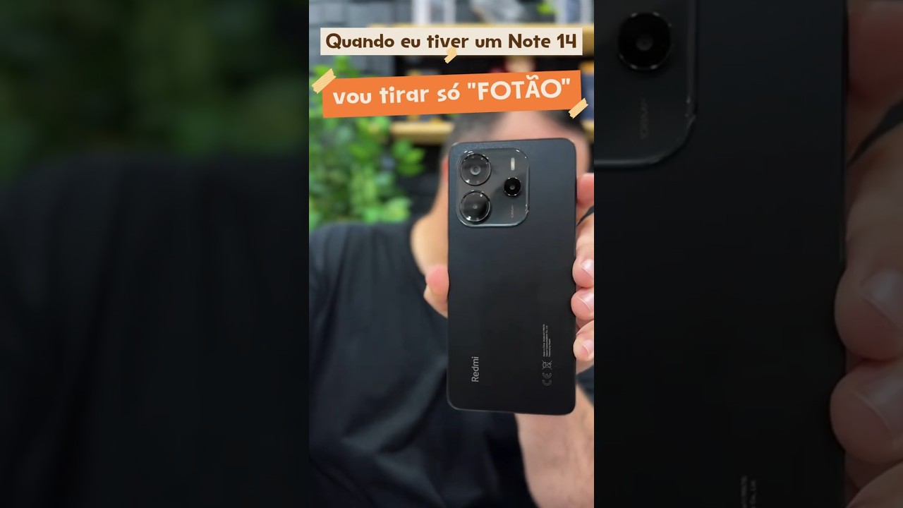 A C&Acirc;MERA DO REDMI NOTE 14 &Eacute; TUDO ISSO MESMO? VALE A PENA? 🤨  #RedmiNote14 #UnboxingRedmiNote14