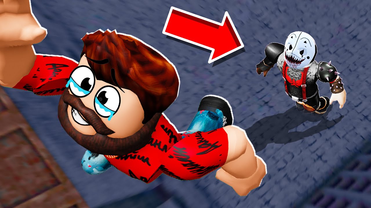CE TUEUR ME POURCHASSE DANS LE PIRE MANOIR DU MONDE !! (Roblox)