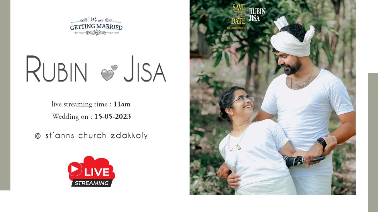 RUBIN & JISA || WEDDING || LIVE STREAMING || 15.05.2023 || TIME - 11.00 AM ||