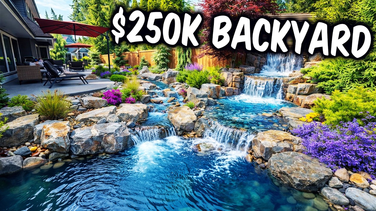 They Spent $1M on the House&hellip; but Everyone Talks About THIS Backyard Waterfall